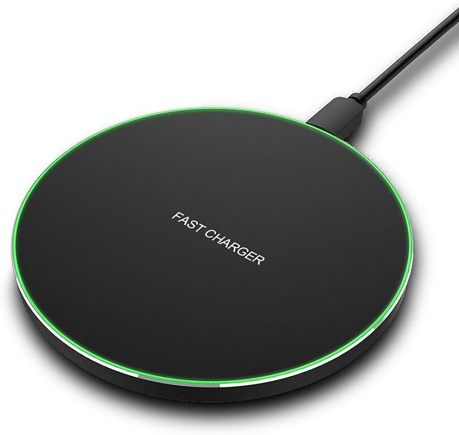 Ultra-Fast 20W Wireless Charger Pad - Compatible with iPhone 16/15/14/13/12/SE/11/Xs Max/Xr, AirPods, Samsung Galaxy S25/S24/Note, Pixel & LG G8